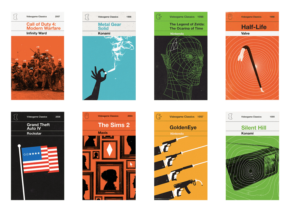 Olly Moss - Video Game Covers